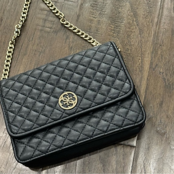 Guess Leather Mini Quilted Crossbody - Picture 2 of 10
